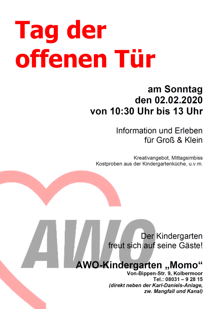 Kindergarten Momo Archive - AWO Rosenheim